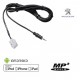 Cable Auxiliaire Autoradio Peugeot d'origine