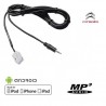 Cable Auxiliaire MP3 pour Autoradio d'origine Citroen