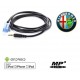 Cable auxiliaire MP3 pour autoradio ALFA ROMEO 147 DE 2002 PHASE 1