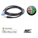Cable auxiliaire MP3 pour autoradio ALFA ROMEO 147 DE 2002 PHASE 1
