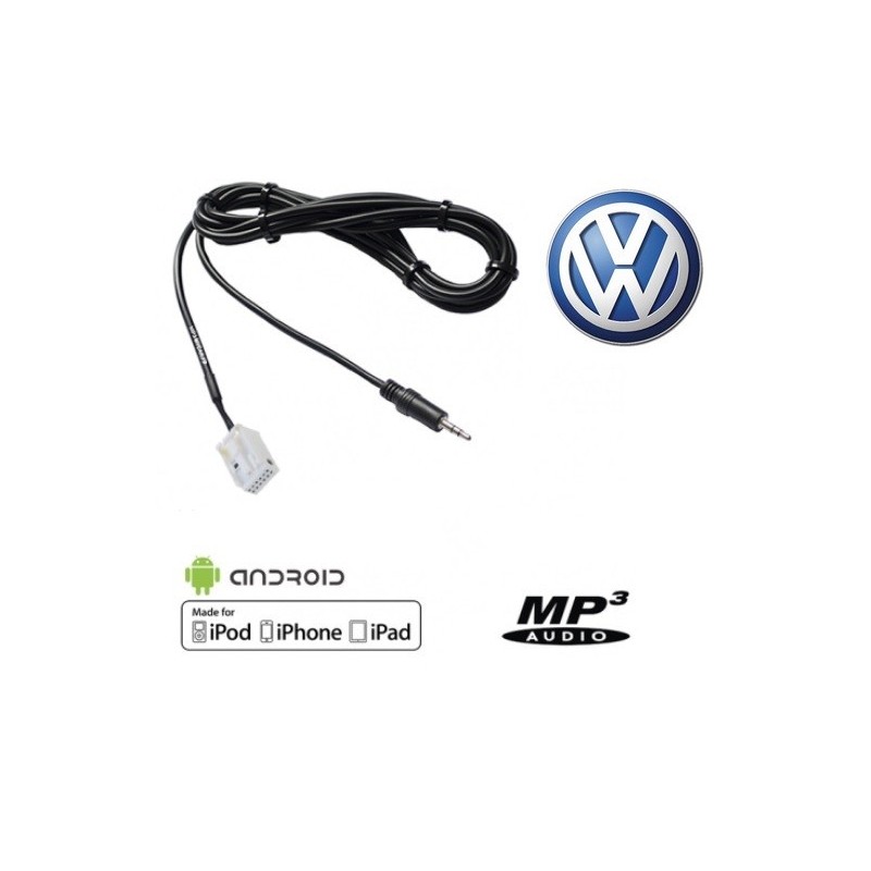Cable Auxiliaire MP3 pour autoradio Volkswagen RCD210 RCD310 RNS310 RNS510  MFD3 ca_vwbl00000000_450 9,99 € biscoshop