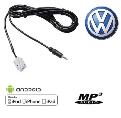 CLE EXTRACTEUR CABLE AUX MP3 VW TRANSPORTER T5 RCD210 RCD310 RCD510
