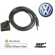 Cable Auxiliaire MP3 Autoradio VW GOLF 5 PASSAT TOURAN MFD2 RNS RNS2