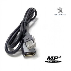 Cable USB pour Autoradio Peugeot Citroen RT6 RD5 RD45 RD43 AUX PSA