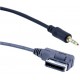Cable auxiliaire 3.5mm MDI pour vehicule Audi VW Skoda Seat