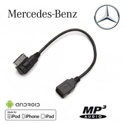 Cable USB pour autoradio MMI véhicule Mercedes Benz