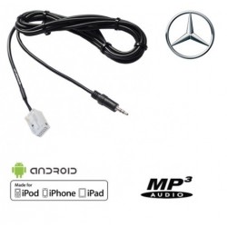 Cable Auxiliaire MP3 pour Autoradio d'origine Mercedes