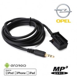 Cable Auxiliaire MP3 pour Autoradio Origine Opel