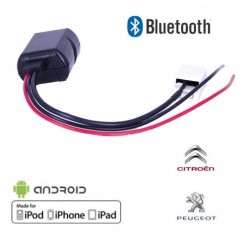 Cable Bluetooth MP3 pour Autoradio Peugeot Citroen a partir de 2005