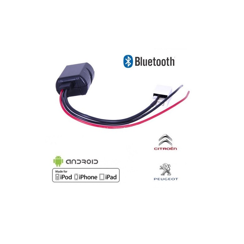 Cable Bluetooth MP3 pour Autoradio Peugeot Citroen a partir de 2005  ca_PGBT_001 49,99 € biscoshop