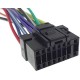 Câble Faisceau ISO Pour Autoradio ALPINE 16 Pins 10 x 22 mm