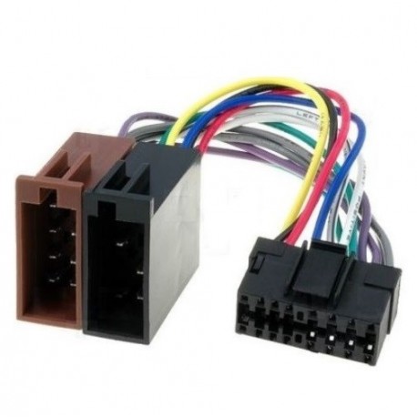 Cable Faisceau ISO pour autoradio JVC 16 pins 12mm*29mm