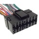Cable Faisceau ISO pour autoradio JVC 16 pins 12mm*29mm