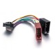 Câble faisceau ISO pour autoradio Pioneer 16 broches 24,5 x 10 mm
