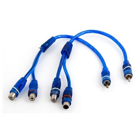 Adaptateurs Y Splitter RCA 1 Mâle Vers 2 Femelles