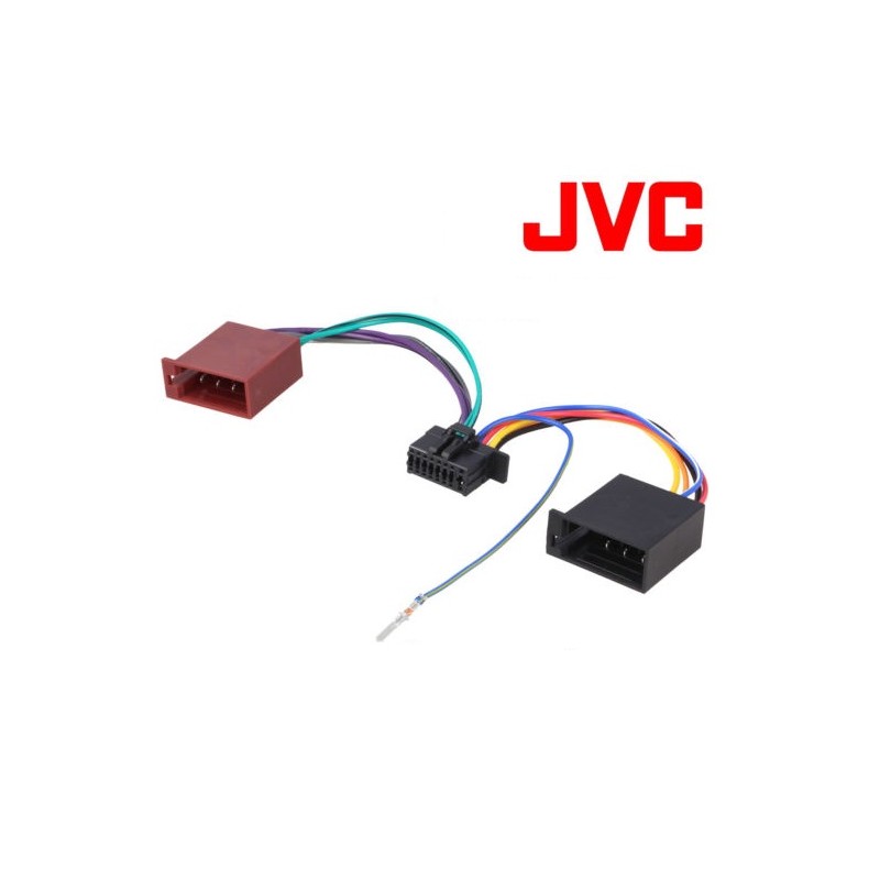 Faisceau autoradio ISO - JVC - Connecteur Iso Autoradio JVC SEBASTO 4/898