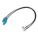 Cable Antenne Fakra pour VW Rcd Rns 210 300 310 510 2 Fakra Male