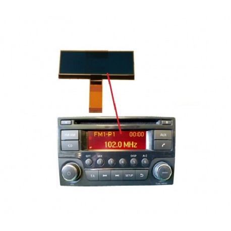 Écran LCD Pour Autoradio Nissan Juke, Navara, Note, NV200, Qashqai, X-Trail