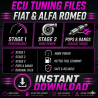 Fichiers Chip Tuning ECU Alfa Romeo / Fiat – Cartographies Stage 1, 2, 3