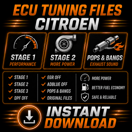 Fichiers Chip Tuning ECU ALFA / FIAT cartographie Reprogrammation stage 1,2,3
