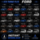 Ford Fichiers Chip Tuning ECU Cartographie Reprogrammation Stage 1, 2, 3