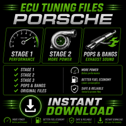 Porsche Fichiers Chip Tuning ECU Cartographie Reprogrammation Stage 1, 2, 3