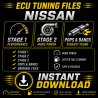 Fichiers ECU Nissan - Cartographies ORI, Stage 1, Stage 2 & Stage 3