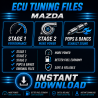 Fichiers ECU Mazda - Cartographies ORI, Stage 1, Stage 2 & Stage 3