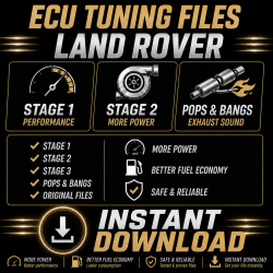 LAND ROVER Fichiers Chip Tuning ECU Cartographie Reprogrammation Stage 1, 2, 3