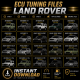 LAND ROVER Fichiers Chip Tuning ECU Cartographie Reprogrammation Stage 1, 2, 3