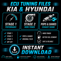 KIA / HYUNDAI Fichiers Chip Tuning ECU Cartographie Reprogrammation Stage 1, 2, 3