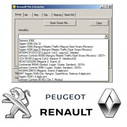 RENAULT PIN EXTRACTOR V2 + PSA ENGINE ECU CODE SOFTWARE FULL NEW