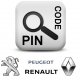 Logiciel Code pin calculateur pour Renault / DACIA / Peugeot / Citroen
