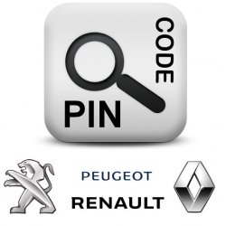 Logiciel Code pin calculateur pour Renault / DACIA / Peugeot / Citroen
