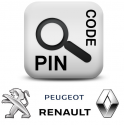 Logiciel Code PIN Calculateur Pour Renault / Dacia / Peugeot / Citroën