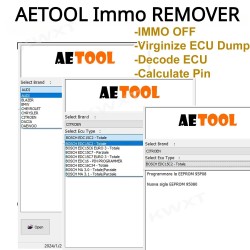 Moteur Ecu Decoding immo tool aetool v1.3 Turn Off Immo fontions