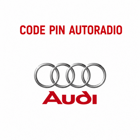 Récupération Code PIN Autoradio GPS RNS-E Audi A3 S3 A4 A6 TT R8