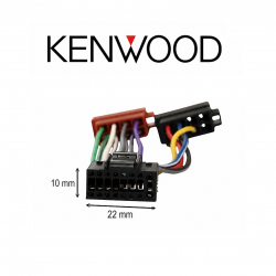 Cable Faisceau ISO pour autoradio KENWOOD 16 pins