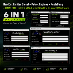 Hardcut Limiter Pop & Bang Qluncher Vmax HotStart Diesel And Petrol 6+1