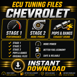 CHEVROLET Fichiers Chip Tuning ECU Cartographie Reprogrammation Stage 1, 2, 3