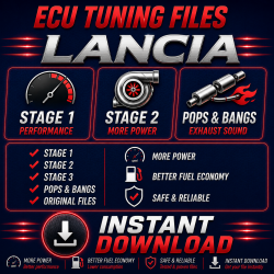LANCIA Fichiers Chip Tuning ECU Cartographie Reprogrammation Stage 1, 2, 3