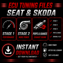 SKODA Fichiers Chip Tuning ECU Cartographie Reprogrammation Stage 1, 2, 3