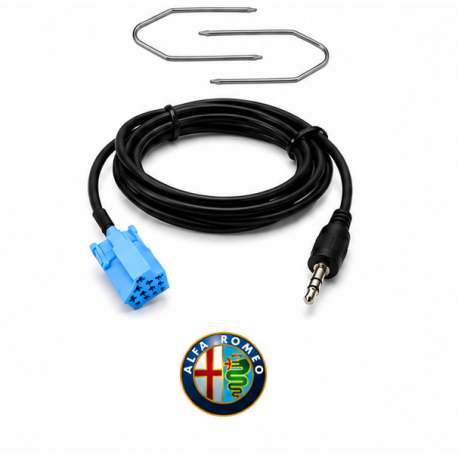 Câble Auxiliaire MP3 Pour Autoradio Alfa Romeo 147 Phase 1 + Clés Démontage