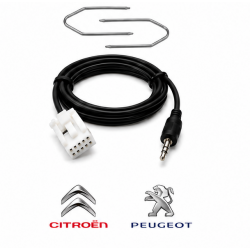 Câble Auxiliaire Pour Autoradio Peugeot RD4 + Clés Démontage