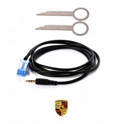 Câble Auxiliaire Pour Autoradio Porsche CDR22 CDR32 + Clés Démontage