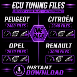 Pack ECU Peugeot, Citroën, Opel & Renault - ORI, Stage 1, Stage 2 & Stage 3
