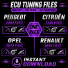 Pack ECU Peugeot, Citroën, Opel & Renault - ORI, Stage 1, Stage 2 & Stage 3