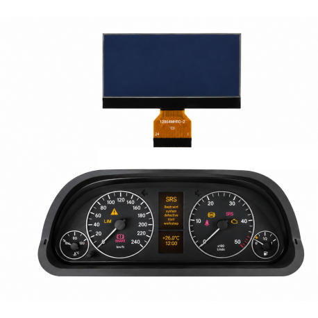Écran LCD Compteur ODB Mercedes Classe A W169