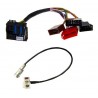 Cable Adaptateur pour Autoradio Audi A3 A4 A6 TT ISO vers RNS E + Fakra