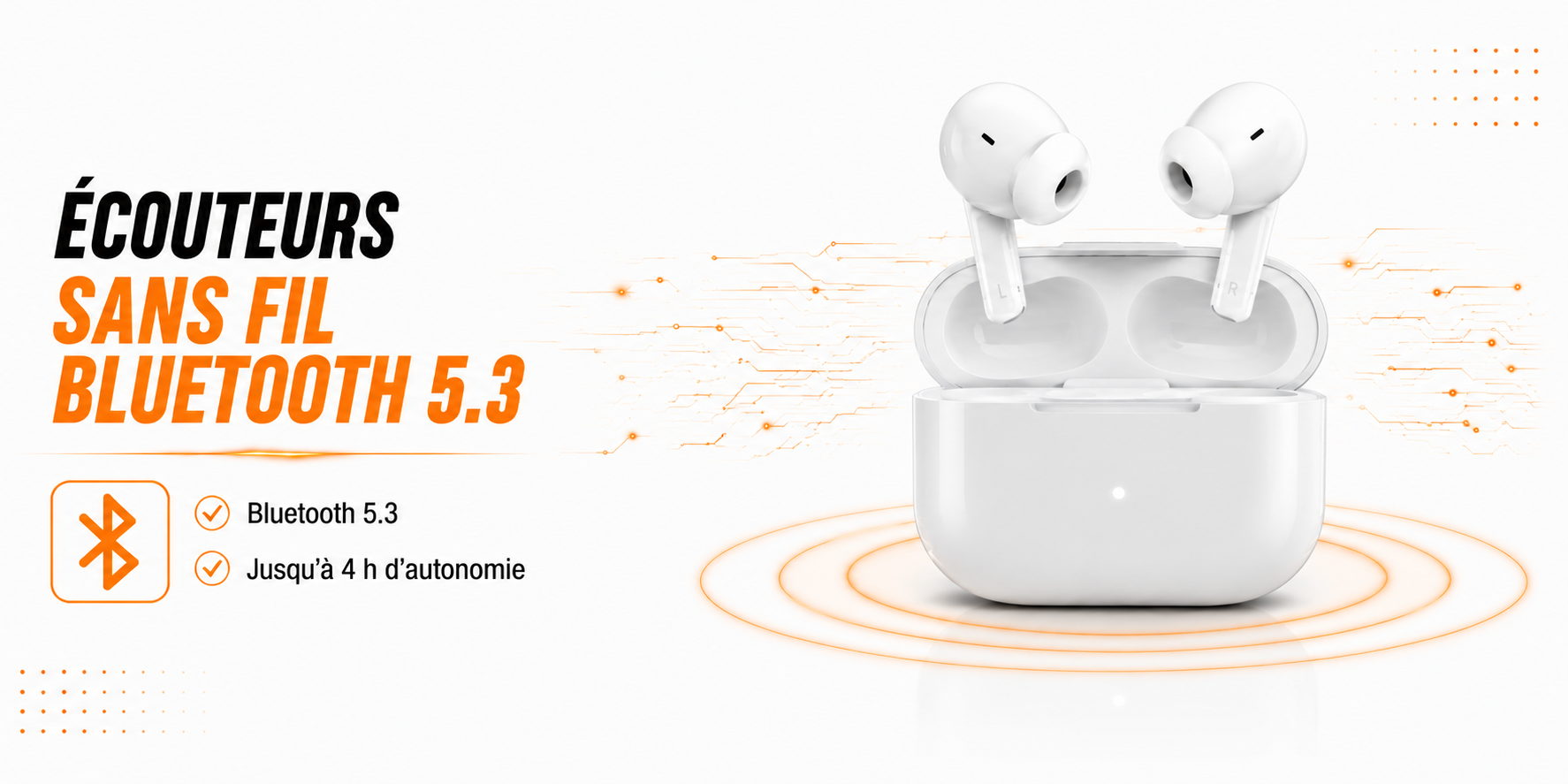 &Eacute;couteurs Bluetooth